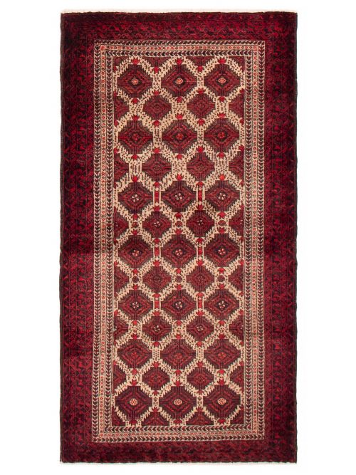 Afghan Royal Baluch 3'6" x 6'7" Hand-knotted Wool Rug 