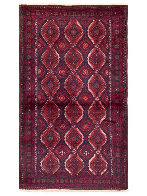 Afghan Royal Baluch 3'6" x 5'10" Hand-knotted Wool Rug 