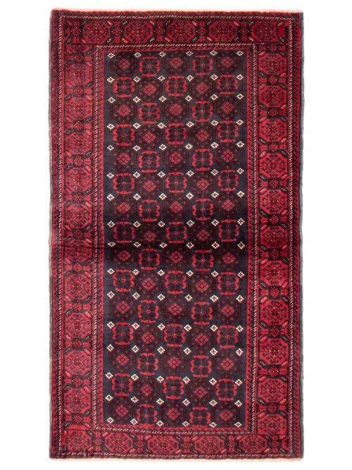Afghan Royal Baluch 3'4" x 6'1" Hand-knotted Wool Rug 