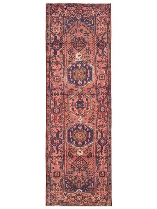 Persian Style 3'3" x 10'1" Hand-knotted Wool Rug 