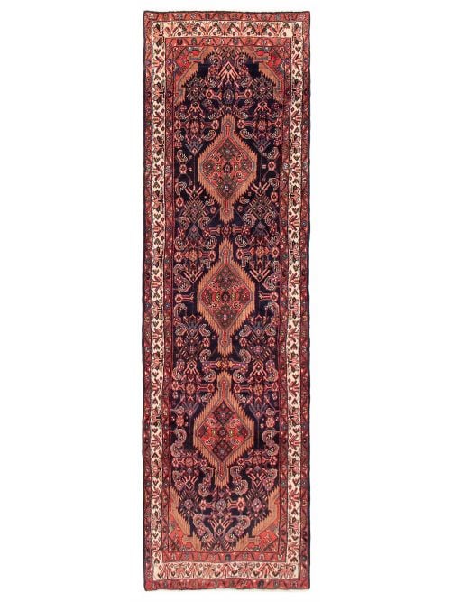 Persian Style 3'3" x 11'7" Hand-knotted Wool Rug 
