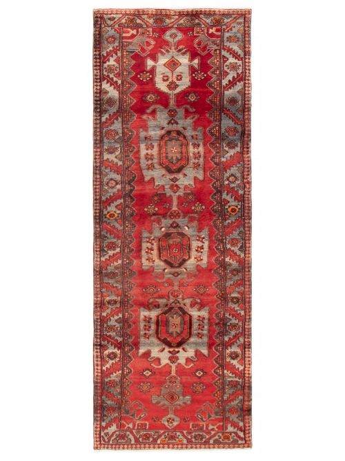 Persian Style 3'5" x 10'0" Hand-knotted Wool Rug 