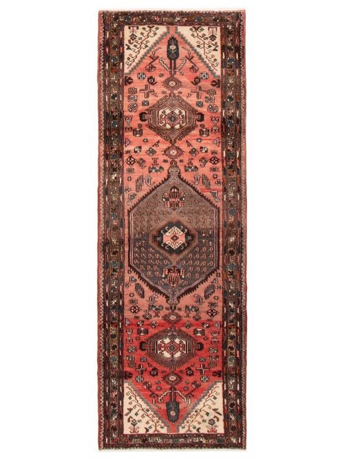 Persian Style 3'1" x 9'5" Hand-knotted Wool Rug 