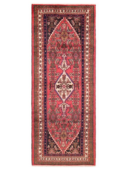 Persian Style 3'8" x 9'8" Hand-knotted Wool Rug 