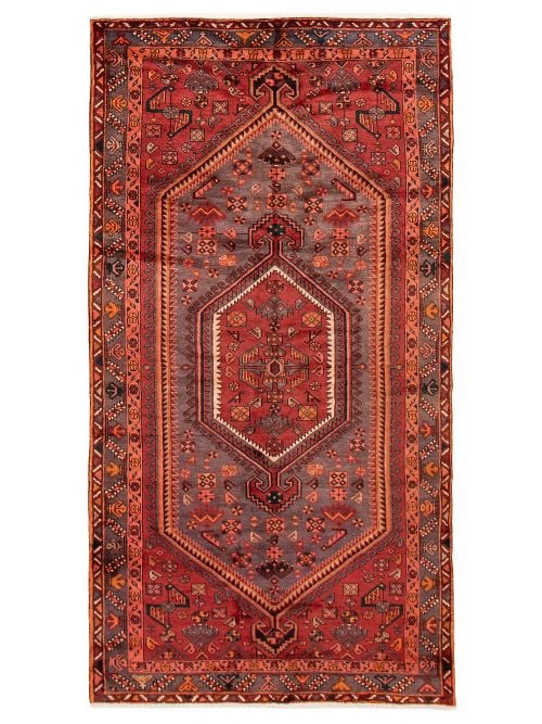 Persian Style 4'7" x 8'10" Hand-knotted Wool Rug 