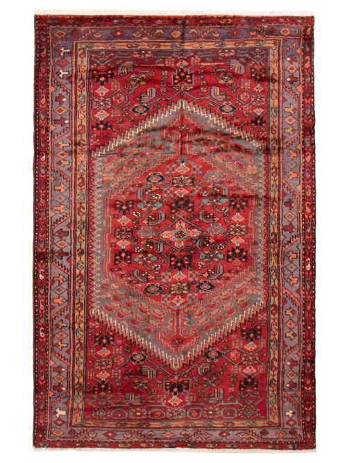 Persian Style 4'4" x 7'2" Hand-knotted Wool Rug 
