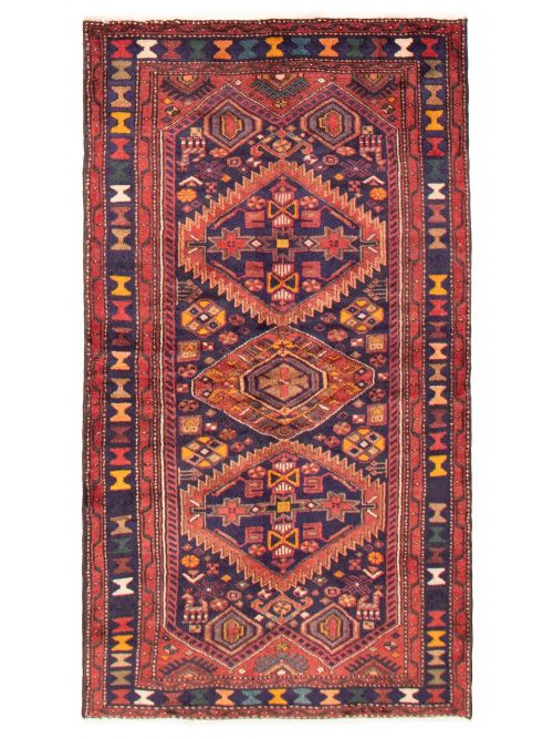 Persian Style 3'7" x 6'5" Hand-knotted Wool Rug 
