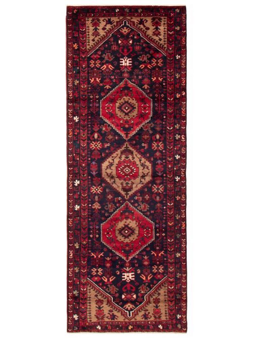 Persian Style 3'6" x 10'4" Hand-knotted Wool Rug 