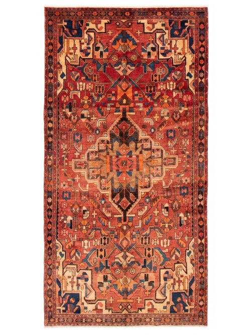 Persian Style 5'4" x 10'3" Hand-knotted Wool Rug 