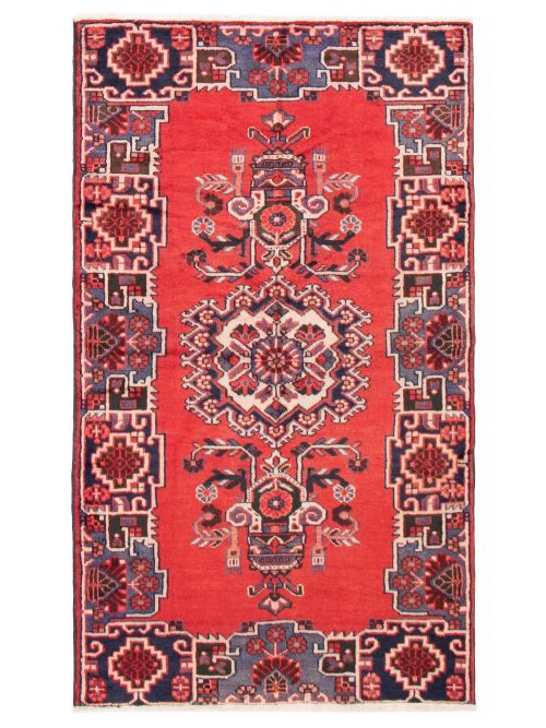 Persian Style 4'4" x 7'6" Hand-knotted Wool Rug 