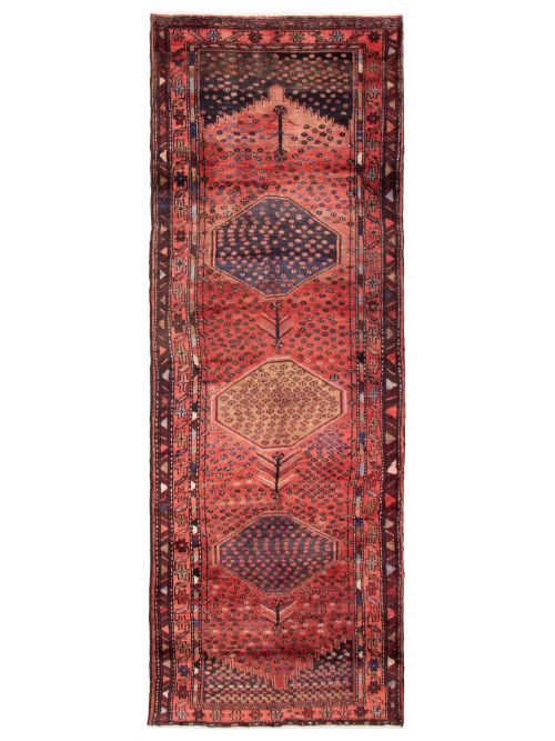 Persian Style 3'3" x 9'3" Hand-knotted Wool Rug 