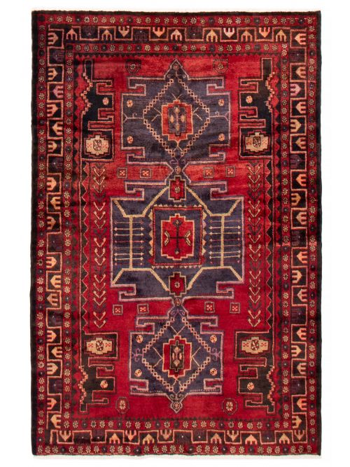 Persian Style 4'9" x 7'3" Hand-knotted Wool Rug 
