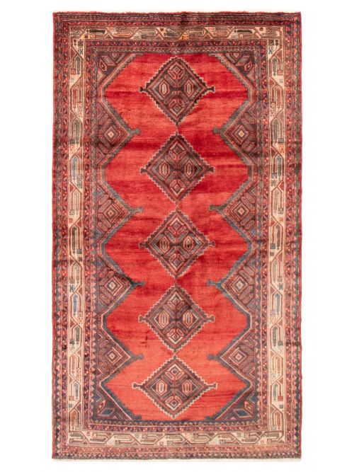 Persian Style 4'3" x 7'8" Hand-knotted Wool Rug 