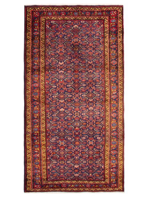 Persian Style 3'9" x 7'3" Hand-knotted Wool Rug 