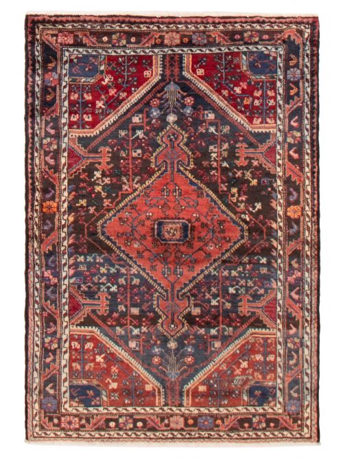 Persian Style 3'8" x 5'3" Hand-knotted Wool Rug 
