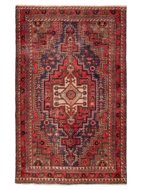Persian Style 4'3" x 6'11" Hand-knotted Wool Rug 