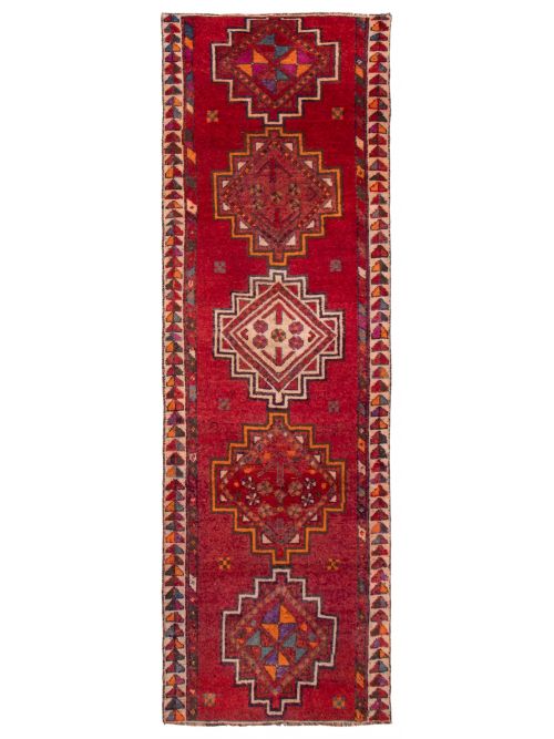Persian Style Hand-knotted Wool Rug, 112 x 371 cm
