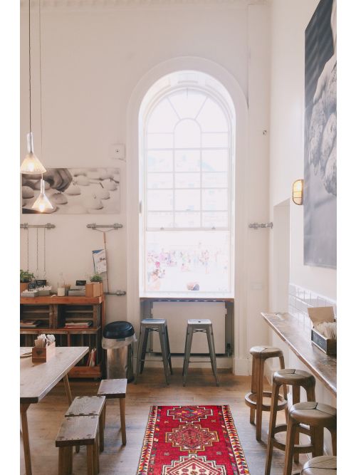 Persian Style Hand-knotted Wool Rug, 112 x 371 cm