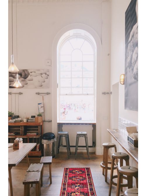 Persian Style Hand-knotted Wool Rug, 127 x 330 cm