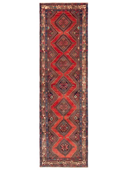 Persian Style 3'2" x 10'7" Hand-knotted Wool Rug 