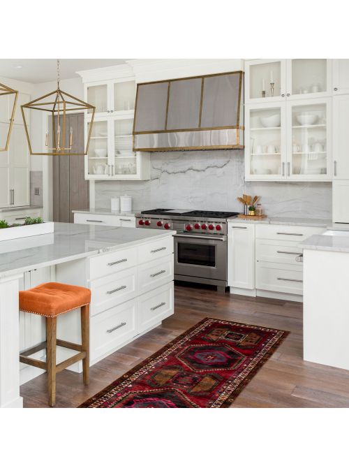 Tapis style persan 3'3" x 10'4" en laine