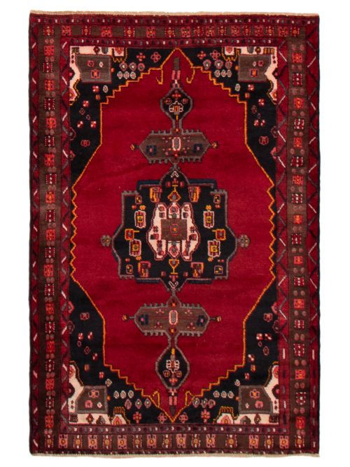 Persian Style 3'11" x 6'0" Hand-knotted Wool Rug 