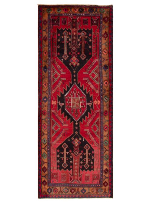 Persian Style 3'6" x 9'0" Hand-knotted Wool Rug 