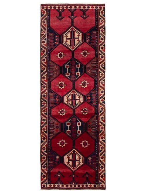 Persian Style 4'3" x 11'11" Hand-knotted Wool Rug 