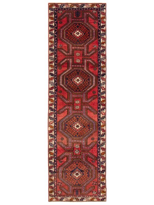 Persian Style 2'9" x 9'7" Hand-knotted Wool Rug 