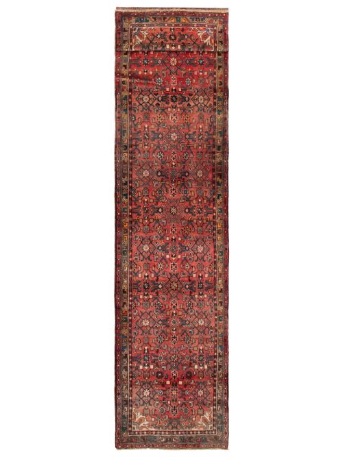 Persian Style 2'11" x 13'0" Hand-knotted Wool Rug 