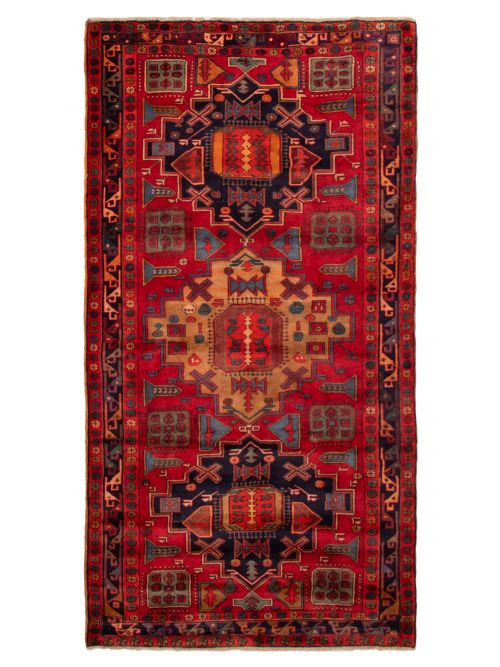 Persian Style 5'1" x 9'5" Hand-knotted Wool Rug 