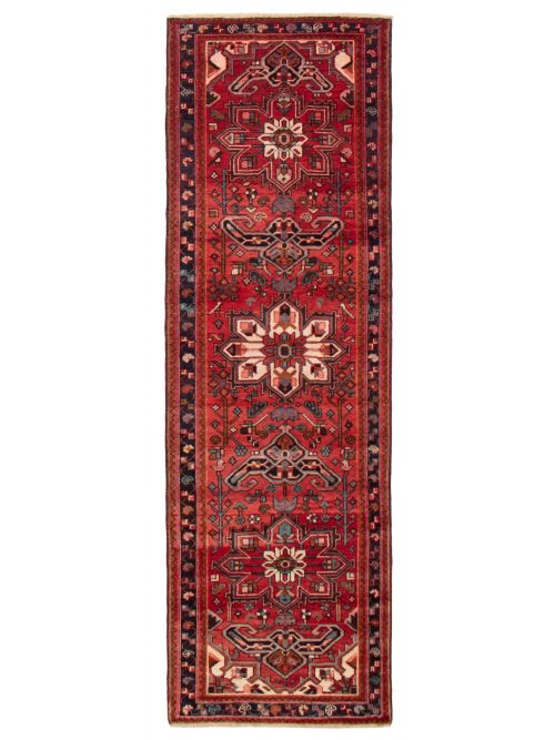 Persian Style 3'4" x 10'5" Hand-knotted Wool Rug 