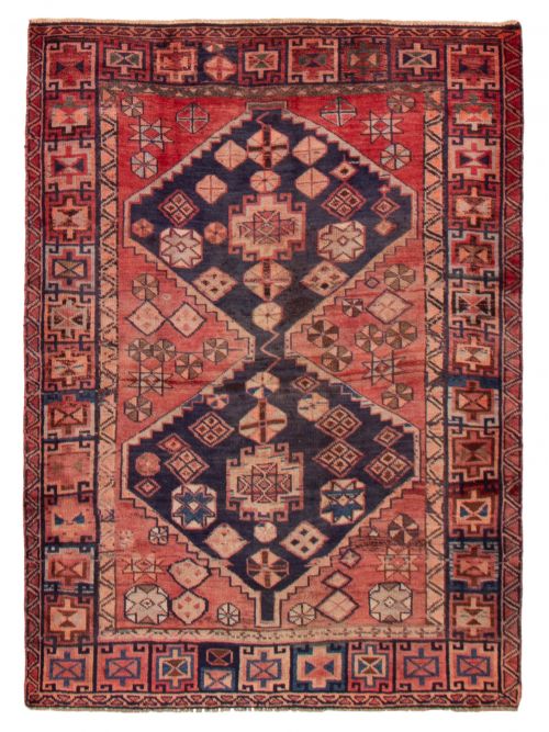 Persian Style 4'10" x 6'4" Hand-knotted Wool Rug 