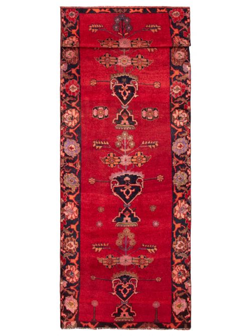 Persian Style 4'7" x 14'2" Hand-knotted Wool Rug 