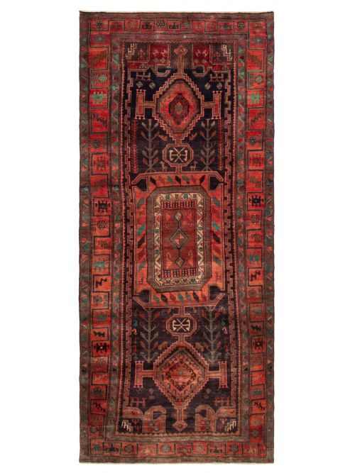 Persian Style 4'8" x 10'8" Hand-knotted Wool Rug 