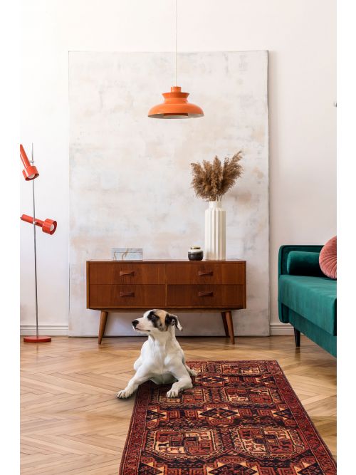 Persian Style Hand-knotted Wool Rug, 122 x 302 cm