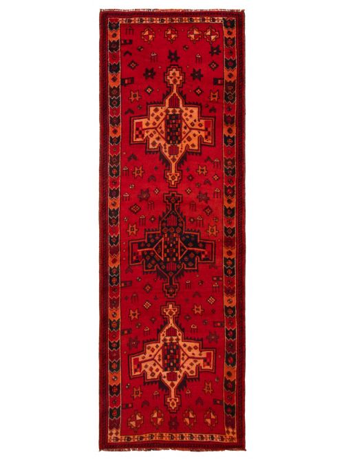 Persian Style 3'10" x 11'7" Hand-knotted Wool Rug 