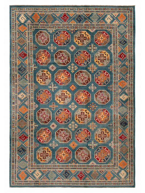 Afghan Uzbek Ghazni 6'6" x 9'6" Hand-knotted Wool Rug 