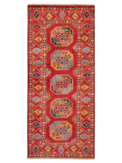 Afghan Uzbek Ghazni 2'9" x 6'4" Hand-knotted Wool Rug 