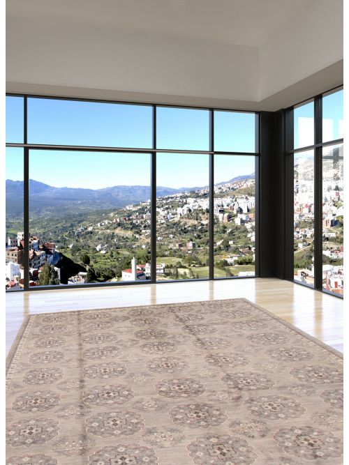 Afghan Uzbek Ghazni 6'6" x 9'6" Hand-knotted Wool Rug 