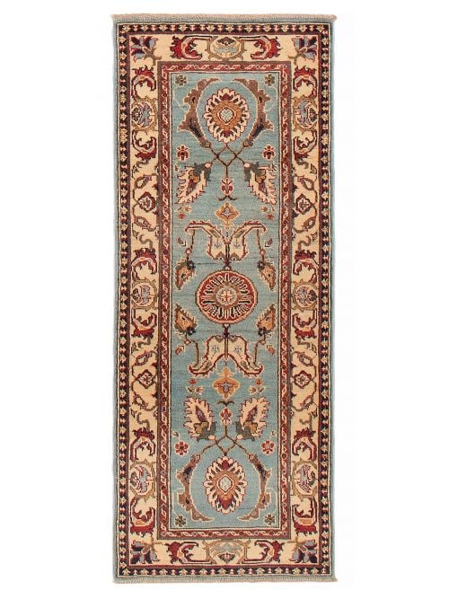 Afghan Finest Ghazni 2'2" x 5'7" Hand-knotted Wool Rug 
