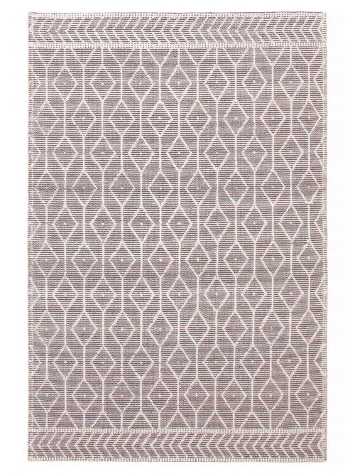 Indian Sienna Braid weave Wool Rug, 185 x 277 cm