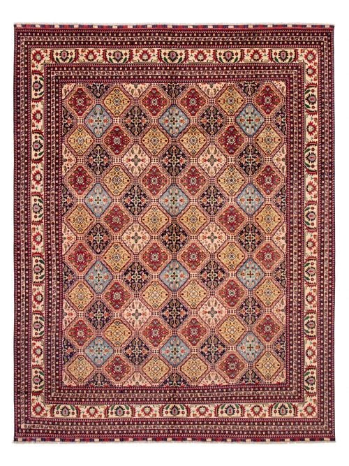 Afghan Finest Khal Mohammadi 9'10" x 12'10" Hand-knotted Wool Rug 