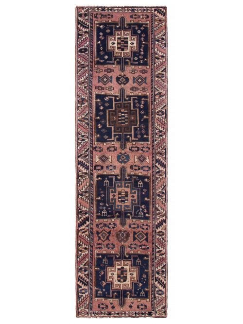Persian Style 3'8" x 12'5" Hand-knotted Wool Rug 