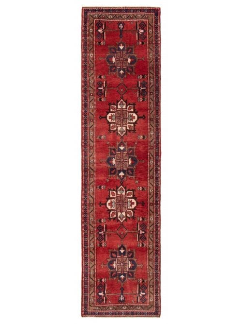 Persian Style 3'1" x 12'7" Hand-knotted Wool Rug 