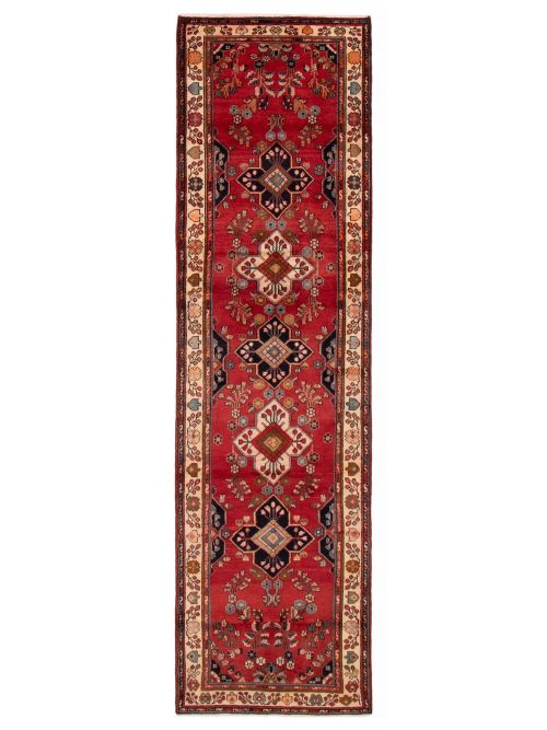 Persian Style 3'3" x 11'8" Hand-knotted Wool Rug 