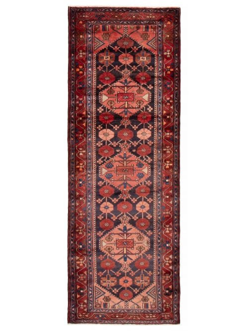 Persian Style 3'6" x 9'9" Hand-knotted Wool Rug 