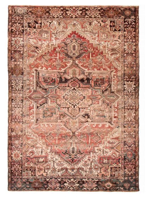 Persian Style 7'9" x 11'1" Hand-knotted Wool Rug 