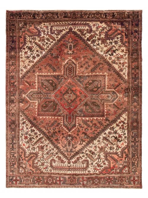 Persian Style 7'9" x 10'0" Hand-knotted Wool Rug 