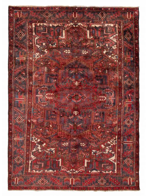 Persian Style 7'3" x 10'3" Hand-knotted Wool Rug 